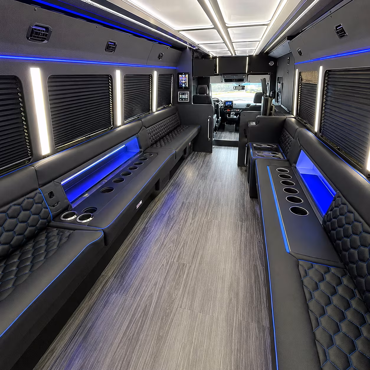 salinas party bus rentals inside
